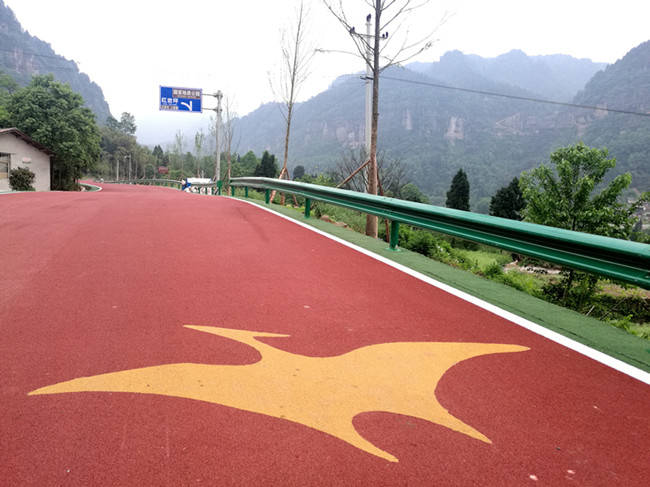 綦江国家地质公园彩铺工程